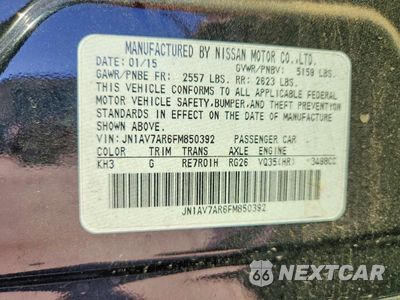 Zdjęcie 13 z 13 samochodu: 2015 INFINITI Q50 HYBRID SPORT VIN:JN1AV7AR6FM850392 - miniatura