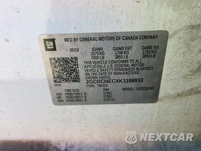 Zdjęcie 12 z 12 samochodu: 2019 CHEVROLET SILVERADO LD C1500 VIN:2GCRCNECXK1198933 - miniatura