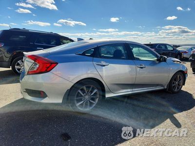 Trzecie zdjęcie samochodu z tyłu: 2021 HONDA CIVIC EX VIN:19XFC1F32ME201419 - miniatura