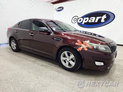 Czwarte zdjęcie samochodu z boku: 2015 KIA OPTIMA LX VIN:5XXGM4A75FG364542 - miniatura
