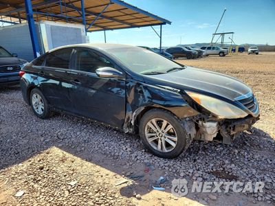 Czwarte zdjęcie samochodu z boku: 2014 HYUNDAI SONATA GLS VIN:5NPEB4AC0EH868655 - miniatura