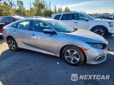 Czwarte zdjęcie samochodu z boku: 2019 HONDA CIVIC LX VIN:2HGFC2F66KH546763 - miniatura