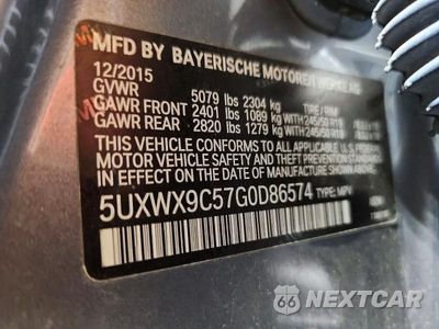 Zdjęcie 14 z 14 samochodu: 2016 BMW X3 XDRIVE28I VIN:5UXWX9C57G0D86574 - miniatura