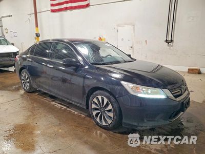 Czwarte zdjęcie samochodu z boku: 2014 HONDA ACCORD TOURING HYBRID VIN:1HGCR6F78EA005637 - miniatura