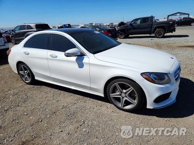 Czwarte zdjęcie samochodu z boku: 2017 MERCEDES-BENZ C 300 VIN:55SWF4JB6HU205916 - miniatura