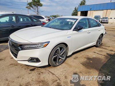 2022 HONDA ACCORD HYBRID SPORT 1HGCV3F26NA030549 - główne zdjęcie licytacji z USA - miniatura