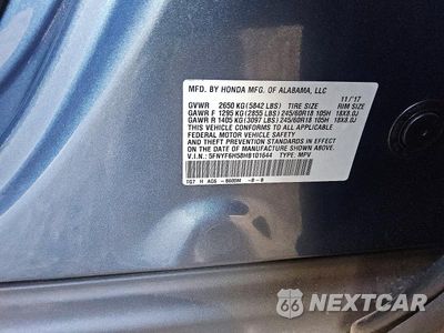 Zdjęcie 13 z 14 samochodu: 2017 HONDA PILOT EXL VIN:5FNYF6H58HB101644 - miniatura
