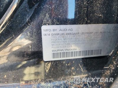 Zdjęcie 12 z 12 samochodu: 2015 AUDI A4 PREMIUM PLUS VIN:WAUFFAFL1FN004356 - miniatura