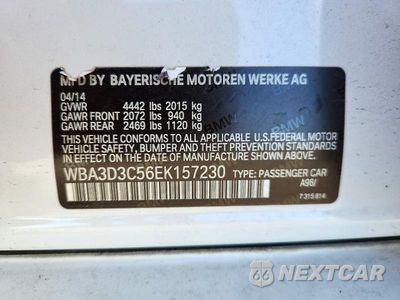 Zdjęcie 12 z 12 samochodu: 2014 BMW 328 D VIN:WBA3D3C56EK157230 - miniatura