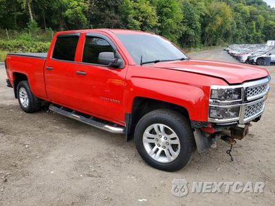 Czwarte zdjęcie samochodu z boku: 2014 CHEVROLET SILVERADO K1500 LT VIN:3GCUKREC6EG275572 - miniatura