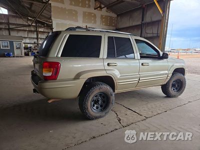 Trzecie zdjęcie samochodu z tyłu: 2000 JEEP GRAND CHEROKEE LIMITED VIN:1J4GW58N0YC419352 - miniatura