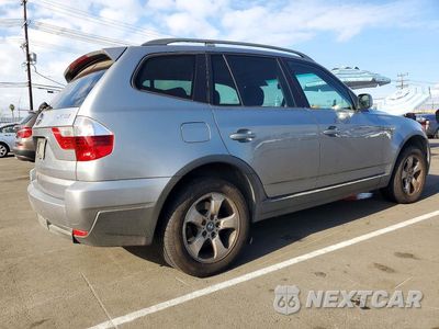Trzecie zdjęcie samochodu z tyłu: 2007 BMW X3 3.0SI VIN:WBXPC93467WF27739 - miniatura