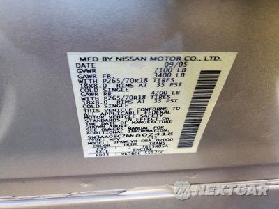 Zdjęcie 13 z 13 samochodu: 2006 INFINITI QX56 BASE VIN:5N3AA08C26N802418 - miniatura