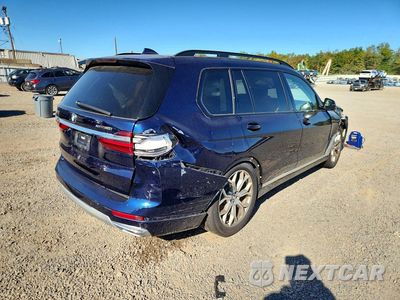 Trzecie zdjęcie samochodu z tyłu: 2022 BMW X7 XDRIVE40I VIN:5UXCW2C09N9K86824 - miniatura