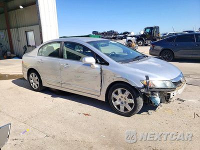 Czwarte zdjęcie samochodu z boku: 2010 HONDA CIVIC LX VIN:2HGFA1F55AH303449 - miniatura
