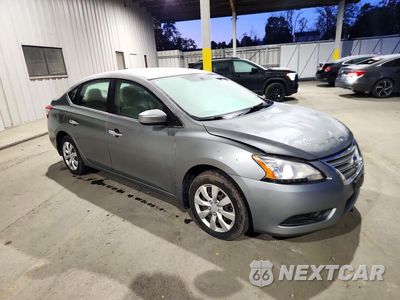 Czwarte zdjęcie samochodu z boku: 2013 NISSAN SENTRA S VIN:3N1AB7AP4DL671704 - miniatura