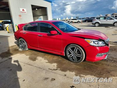 Czwarte zdjęcie samochodu z boku: 2016 HONDA ACCORD SPORT VIN:1HGCR2F55GA035897 - miniatura