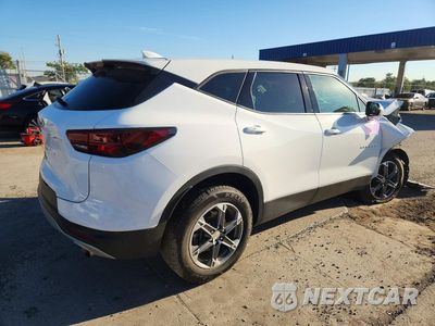 Trzecie zdjęcie samochodu z tyłu: 2023 CHEVROLET BLAZER 2LT VIN:3GNKBHR44PS174400 - miniatura