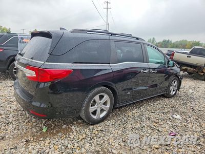 Trzecie zdjęcie samochodu z tyłu: 2019 HONDA ODYSSEY EXL VIN:5FNRL6H70KB033913 - miniatura