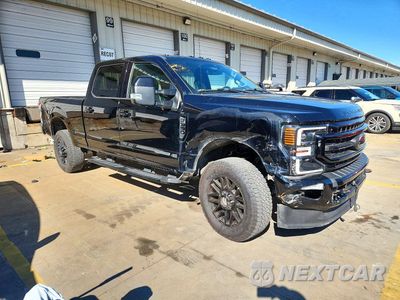 Czwarte zdjęcie samochodu z boku: 2021 FORD F350 SUPER DUTY VIN:1FT8W3BT0MEC26008 - miniatura