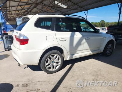 Trzecie zdjęcie samochodu z tyłu: 2008 BMW X3 3.0SI VIN:WBXPC93458WJ23068 - miniatura