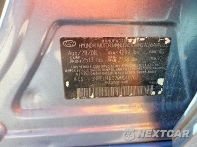 Zdjęcie 12 z 12 samochodu: 2009 HYUNDAI SONATA LIMITED VIN:5NPEU46C79H510767 - miniatura