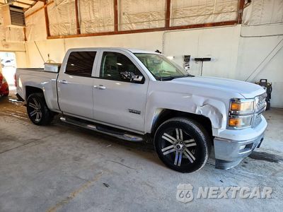 Czwarte zdjęcie samochodu z boku: 2014 CHEVROLET SILVERADO C1500 LT VIN:3GCPCREC9EG384473 - miniatura