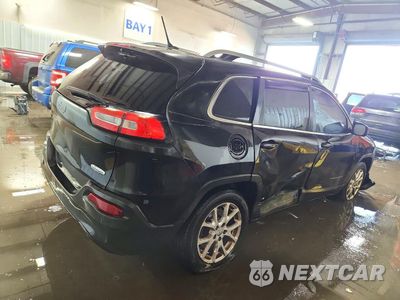 Trzecie zdjęcie samochodu z tyłu: 2014 JEEP CHEROKEE LATITUDE VIN:1C4PJLCS5EW106121 - miniatura