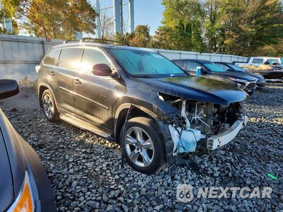 Czwarte zdjęcie samochodu z boku: 2016 TOYOTA HIGHLANDER LIMITED PLATINUM VIN:5TDDKRFH5GS320838 - miniatura