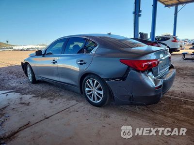 Drugie zdjęcie samochodu z przodu: 2015 INFINITI Q50 PREMIUM VIN:JN1BV7AR8FM410016 - miniatura