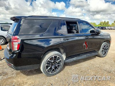Trzecie zdjęcie samochodu z tyłu: 2022 CHEVROLET TAHOE C1500 RST VIN:1GNSCRKD5NR338847 - miniatura