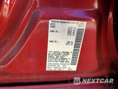 Zdjęcie 12 z 12 samochodu: 2015 NISSAN ALTIMA 2.5 S VIN:1N4AL3APXFC496592 - miniatura