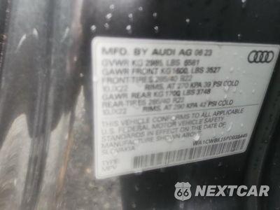 Zdjęcie 13 z 13 samochodu: 2023 AUDI SQ8 PRESTIGE VIN:WA1CWBF15PD039445 - miniatura