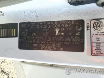 Zdjęcie 12 z 12 samochodu: 2012 KIA FORTE EX VIN:KNAFU4A20C5589092 - miniatura