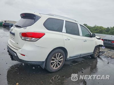 Trzecie zdjęcie samochodu z tyłu: 2014 NISSAN PATHFINDER SL VIN:5N1AR2MN7EC701406 - miniatura