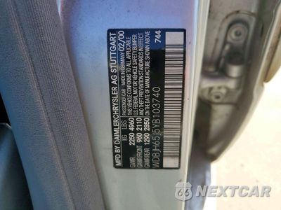 Zdjęcie 12 z 12 samochodu: 2000 MERCEDES-BENZ E 320 VIN:WDBJH65J5YB103740 - miniatura