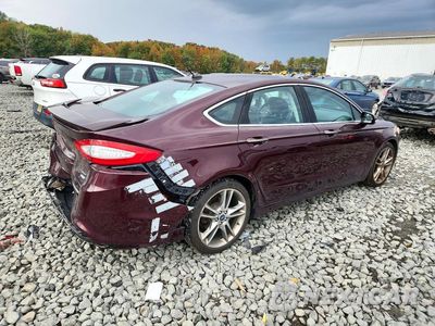 Trzecie zdjęcie samochodu z tyłu: 2013 FORD FUSION TITANIUM VIN:3FA6P0K91DR207302 - miniatura