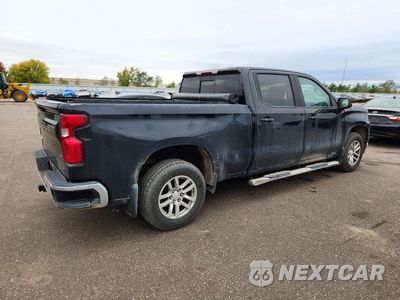 Trzecie zdjęcie samochodu z tyłu: 2019 CHEVROLET SILVERADO K1500 LT VIN:3GCUYDED1KG249662 - miniatura