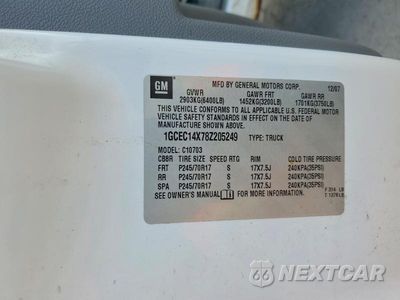 Zdjęcie 13 z 13 samochodu: 2008 CHEVROLET SILVERADO C1500 VIN:1GCEC14X78Z205249 - miniatura
