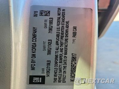 Zdjęcie 12 z 12 samochodu: 2015 CHEVROLET SPARK 2LT VIN:KL8CF6S92FC789617 - miniatura