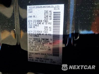 Zdjęcie 14 z 14 samochodu: 2026 NISSAN ROGUE SV VIN:5N1BT3BB4TC844704 - miniatura