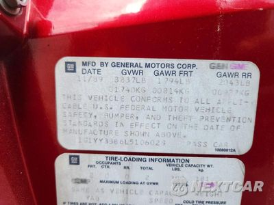Zdjęcie 12 z 12 samochodu: 1990 CHEVROLET CORVETTE VIN:1G1YY3386L5106029 - miniatura