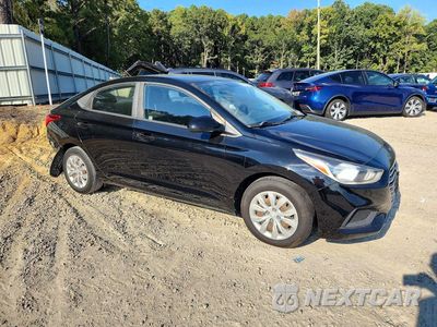 Czwarte zdjęcie samochodu z boku: 2019 HYUNDAI ACCENT SE VIN:3KPC24A32KE083514 - miniatura