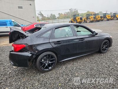 Trzecie zdjęcie samochodu z tyłu: 2023 HONDA CIVIC SPORT VIN:2HGFE2F51PH537042 - miniatura