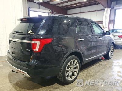 Trzecie zdjęcie samochodu z tyłu: 2016 FORD EXPLORER LIMITED VIN:1FM5K8F80GGA18846 - miniatura