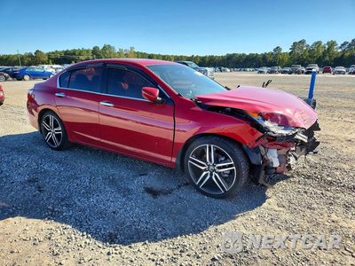 Czwarte zdjęcie samochodu z boku: 2017 HONDA ACCORD SPORT VIN:1HGCR2F57HA254488 - miniatura