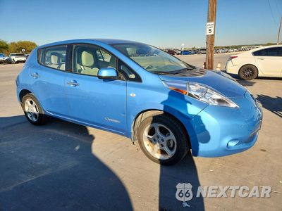Czwarte zdjęcie samochodu z boku: 2012 NISSAN LEAF VIN:JN1AZ0CP9CT026878 - miniatura