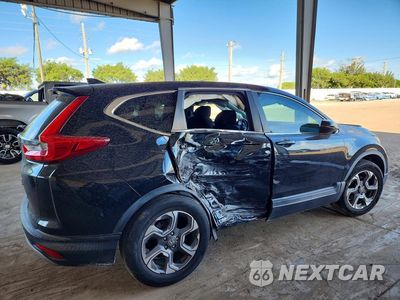 Trzecie zdjęcie samochodu z tyłu: 2019 HONDA CR-V EX VIN:7FARW1H52KE007441 - miniatura