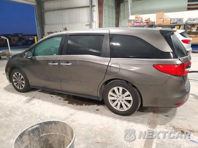 Drugie zdjęcie samochodu z przodu: 2021 HONDA ODYSSEY EXL VIN:5FNRL6H78MB012780 - miniatura
