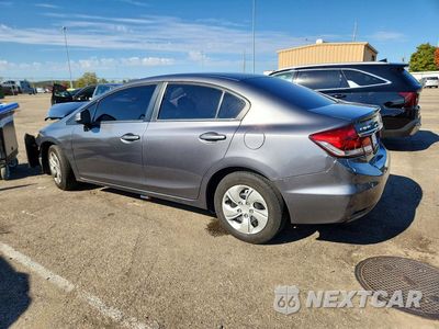 Drugie zdjęcie samochodu z przodu: 2013 HONDA CIVIC LX VIN:19XFB2F50DE065138 - miniatura